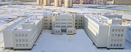 Школа Тюмень мкр. Ямальский 2; Объем выполненных работ 250 м.кв; 2017 год